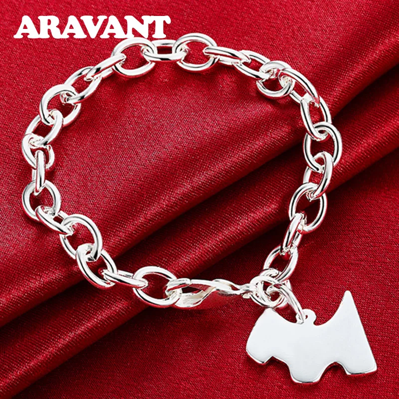 Hot Sale Fashion Chains Bracelets 925 Silver Jewelry Dog Pendants Bracelets Best Friends Charms Bracelets Jewelry For Women
Hot Sale Fashion Chains Bracelets 925 Silver Jewelry Dog Pendants Bracelets Best Friends Charms Bracelets Jewelry For Women
