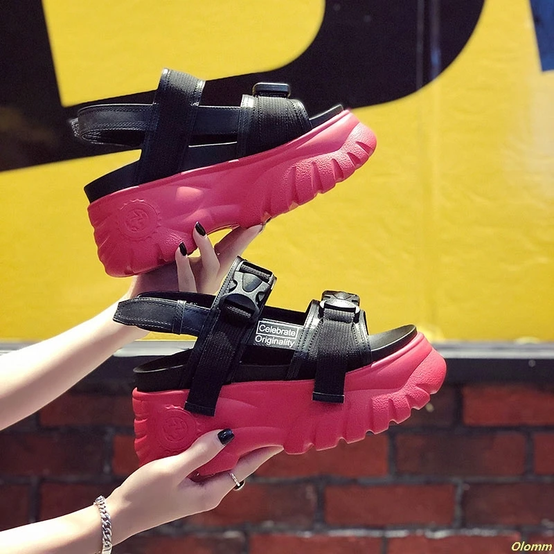 Women Sandals 2019 Platform Sandals Wedges Shoes For Women High Heels Sandalias Mujer Summer Shoes Leather Wedge Heels Sandals
Women Sandals 2019 Platform Sandals Wedges Shoes For Women High Heels Sandalias Mujer Summer Shoes Leather Wedge Heels Sandals