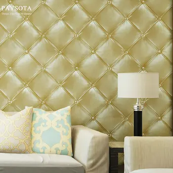 PAYSOTA European Style Luxury Leather Simulation 3D Wallpaper Bedroom Living Room KTV Package Wall Paper Roll
PAYSOTA European Style Luxury Leather Simulation 3D Wallpaper Bedroom Living Room KTV Package Wall Paper Roll
