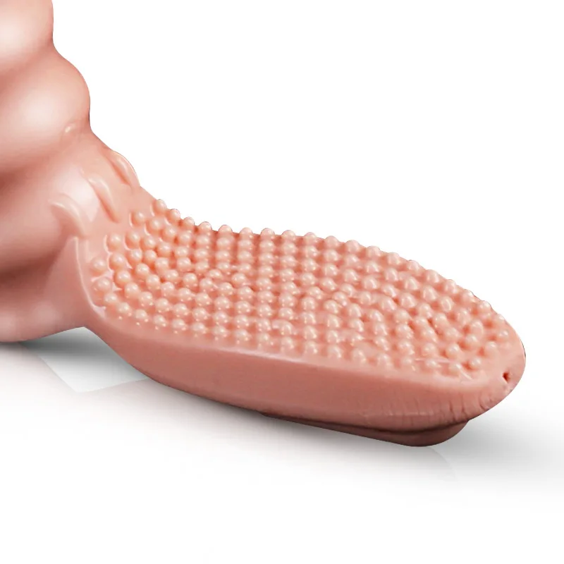 G Spot Stimulate Finger Sleeve Vibrator Female Silicone Vaginal Massage Vibrating Masturbation Adult Sex Toys For Women Sex Shop