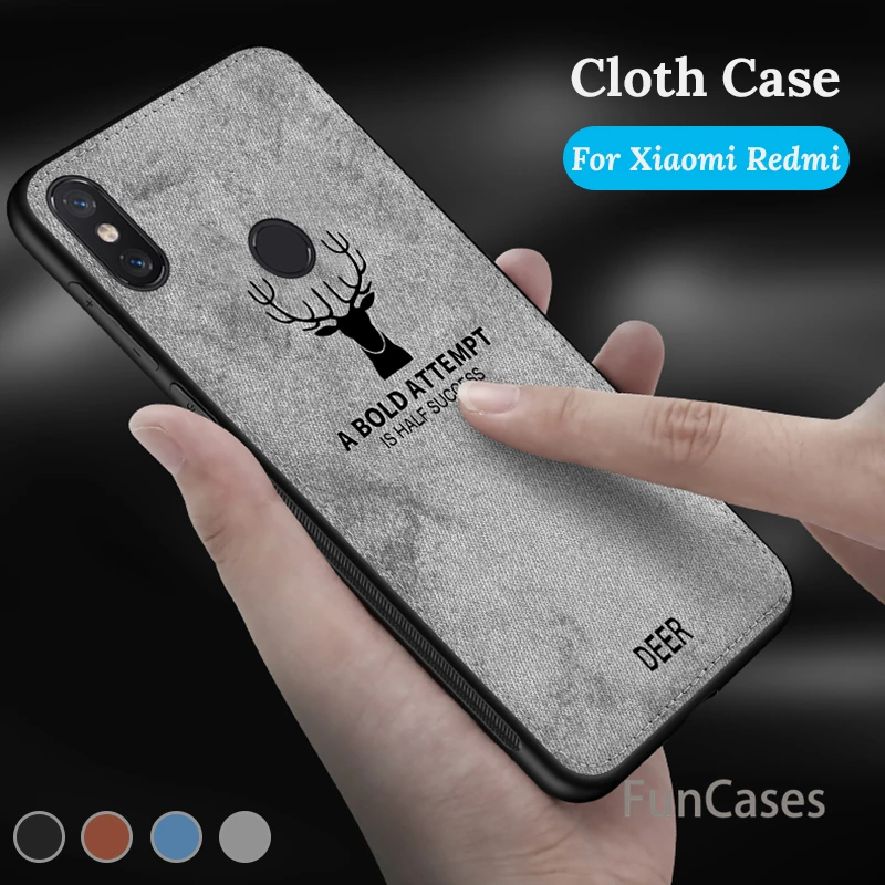 Чехол для Xiaomi Redmi Note 6 Pro Классический тканевый кожаный флип-чехол Xiomi Xaomi 6A 5 Plus Note6 A6
