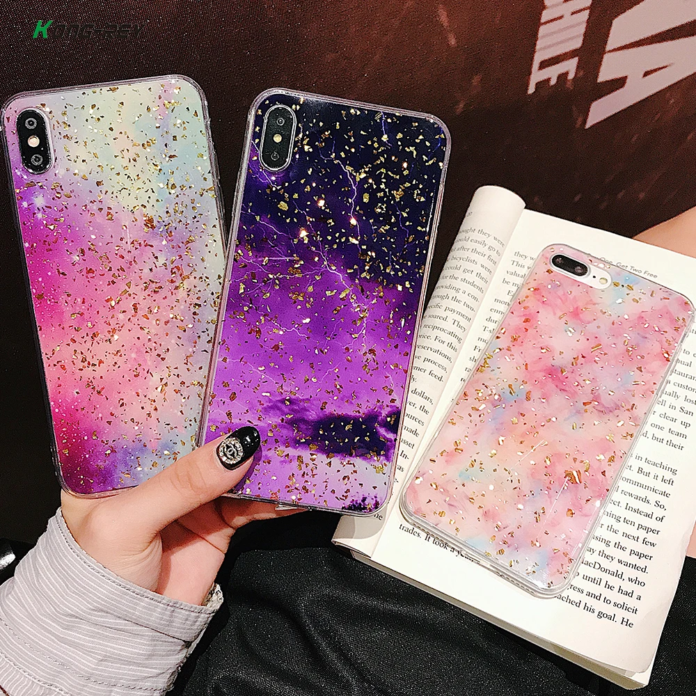 Luxury Gold Foil Bling Marble Phone Case For 7 8 6 6s Plus Soft TPU Cover For iPhone iPhone X XS Max XR Case Glitter Coque Funda
Luxury Gold Foil Bling Marble Phone Case For 7 8 6 6s Plus Soft TPU Cover For iPhone iPhone X XS Max XR Case Glitter Coque Funda