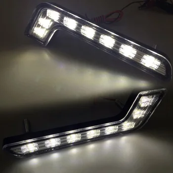 1 pair 8 LEDs Car Day Lights DRL L-Style Daytime Running Light DC12V Cars Waterproof Driving Day Light Fog Lamps
1 pair 8 LEDs Car Day Lights DRL L-Style Daytime Running Light DC12V Cars Waterproof Driving Day Light Fog Lamps
