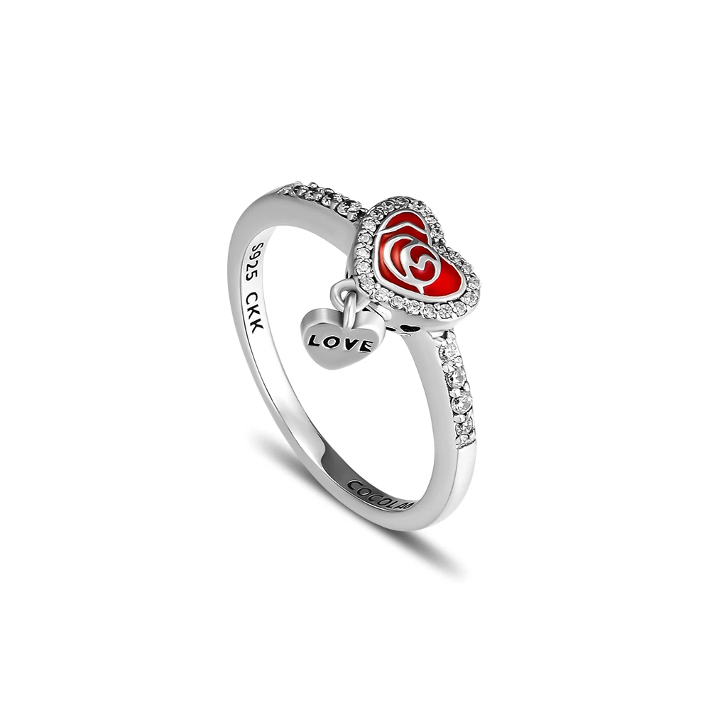 100% 925 Sterling Silver Ring Love In My Heart Flower Rings for Women DIY Jewelry Wedding Party Gift Wholesale anillos mujer
100% 925 Sterling Silver Ring Love In My Heart Flower Rings for Women DIY Jewelry Wedding Party Gift Wholesale anillos mujer