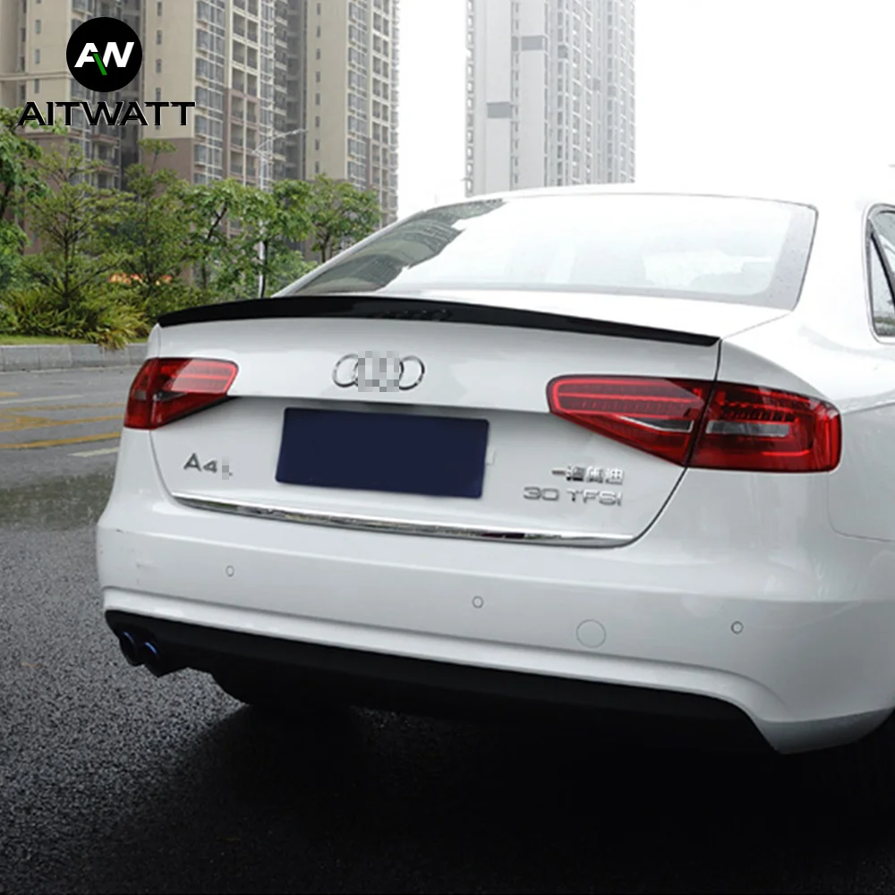 Fit For Audi A4 B8 B9 2009 2010 2011 2012 2013 2014 2015 2016 ABS Plastic Unpainted Primer Color Rear Trunk Wing Spoiler AITWATT
Fit For Audi A4 B8 B9 2009 2010 2011 2012 2013 2014 2015 2016 ABS Plastic Unpainted Primer Color Rear Trunk Wing Spoiler AITWATT