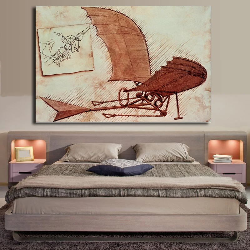 Vintage Aircraft Painting By Da Vinci Canvas Wall Art Picture Abstract Famous Painting Home Decoration Living Room Canvas Print
Vintage Aircraft Painting By Da Vinci Canvas Wall Art Picture Abstract Famous Painting Home Decoration Living Room Canvas Print