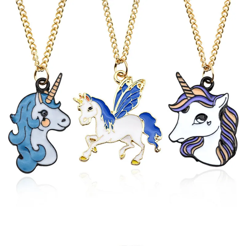 New Design Oil Drop unicorn Pendant Necklace Gold Color Alloy Chain For Women Girls Jewelry Gift
New Design Oil Drop unicorn Pendant Necklace Gold Color Alloy Chain For Women Girls Jewelry Gift