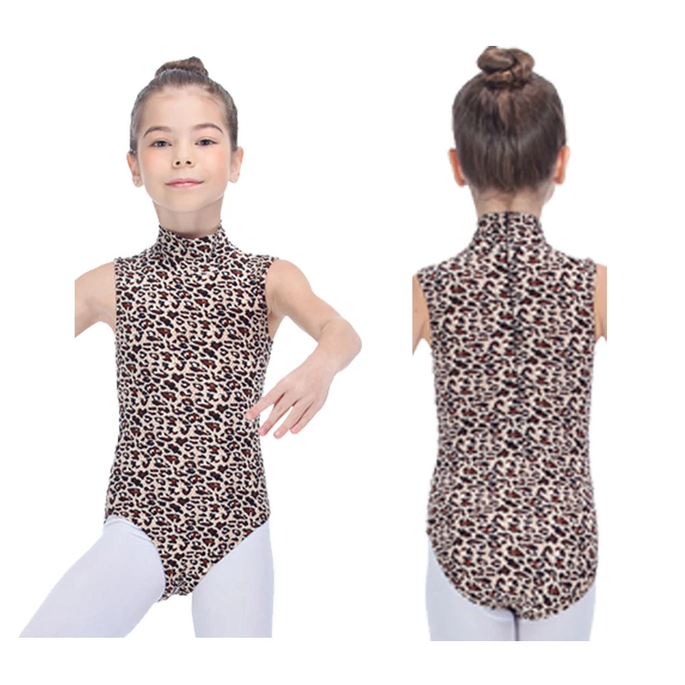 Girls Leopard Tank Cool Lycra Leotard with High Neck for Kids Ladies Practice Ballet Gymnastics Bodysuit
Girls Leopard Tank Cool Lycra Leotard with High Neck for Kids Ladies Practice Ballet Gymnastics Bodysuit