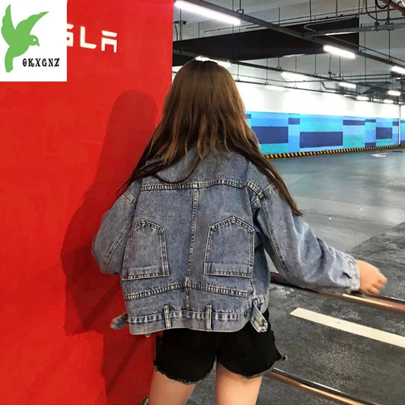 OKXGNZ Autumn And Winter Women Denim Jacket 2017 Vintage Harajuku Oversize Loose Female Jeans Coat Solid Slim Chaquetas Mujer
OKXGNZ Autumn And Winter Women Denim Jacket 2017 Vintage Harajuku Oversize Loose Female Jeans Coat Solid Slim Chaquetas Mujer