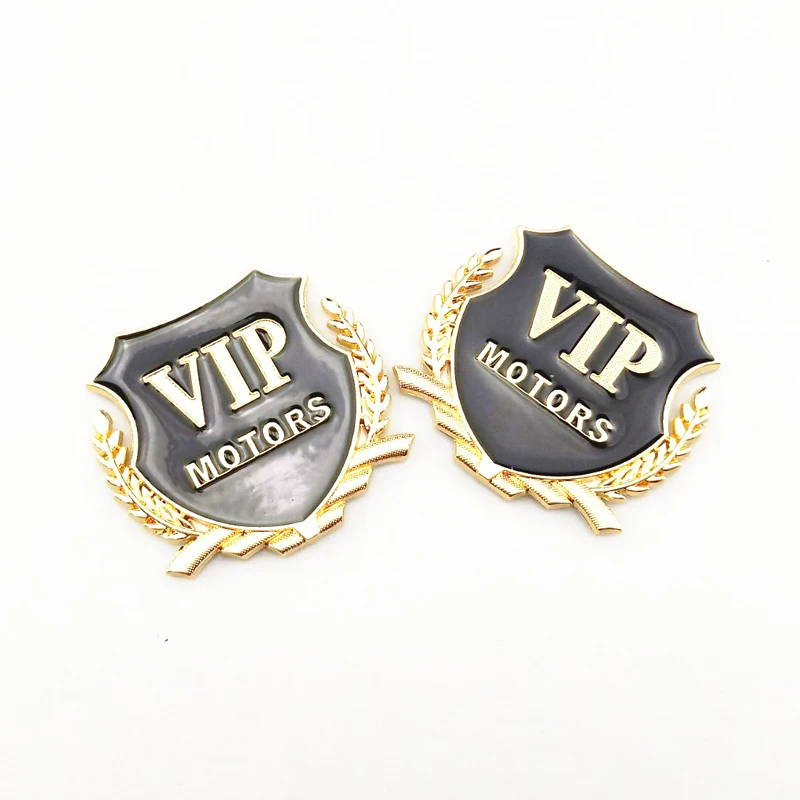2 car sticker car VIP mode medal shape 3D engraving metal sticker body exterior decal auto parts
2 car sticker car VIP mode medal shape 3D engraving metal sticker body exterior decal auto parts