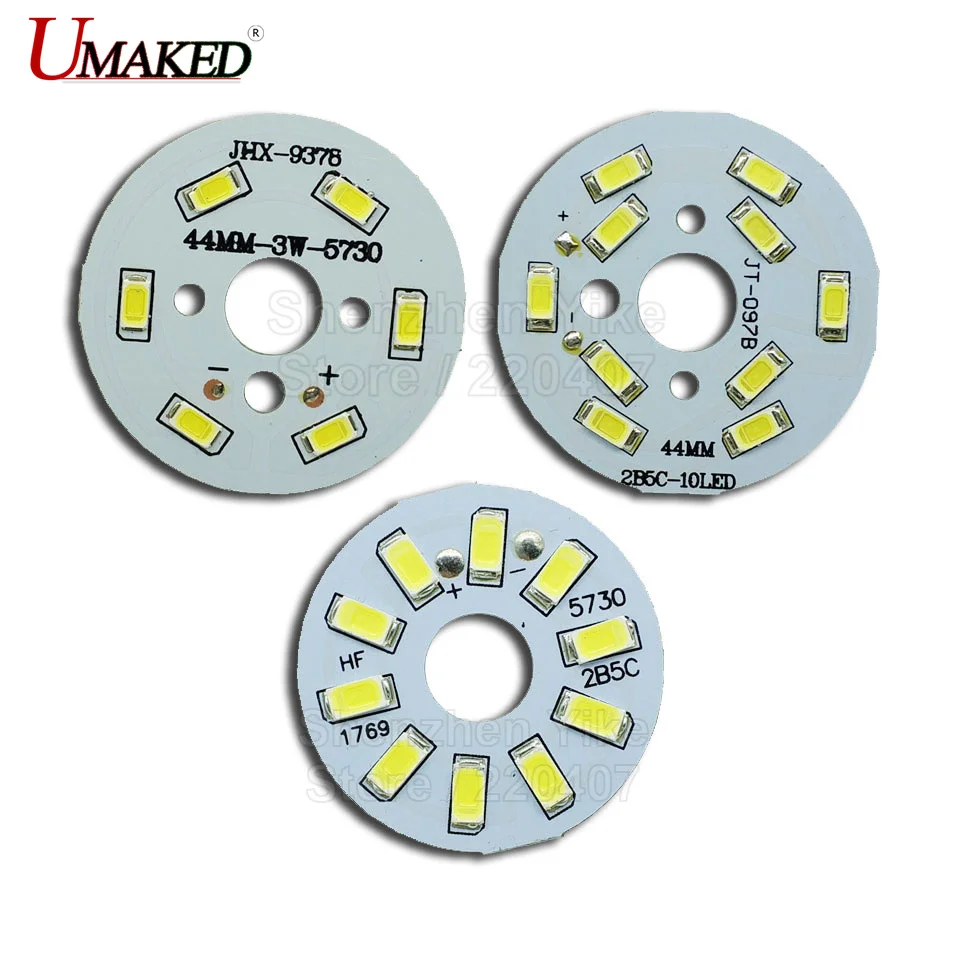 3W 5W LED PCB with smd5730 chips installed, 10mm middle hole led lighting source for pendant light, crystal lamp etc
3W 5W LED PCB with smd5730 chips installed, 10mm middle hole led lighting source for pendant light, crystal lamp etc