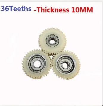 3pcs/set 36Teeths Outer Diameter 38mm Thickness 10mm Electric vehicle bicycle nylon worm gear electric bicycle replacement part
3pcs/set 36Teeths Outer Diameter 38mm Thickness 10mm Electric vehicle bicycle nylon worm gear electric bicycle replacement part