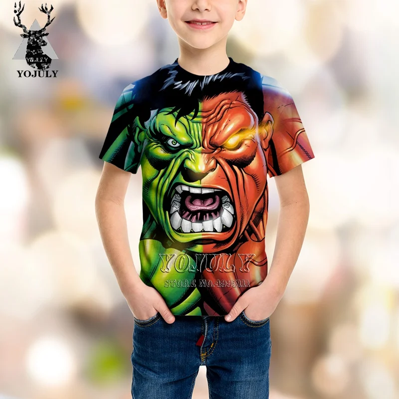 YOJULY 3D Print Kid Superhero Hulk Superman Children Casual O-neck Tshirt Summer T-shirt Boy Girl Youth Clothing Streetwear C47
YOJULY 3D Print Kid Superhero Hulk Superman Children Casual O-neck Tshirt Summer T-shirt Boy Girl Youth Clothing Streetwear C47