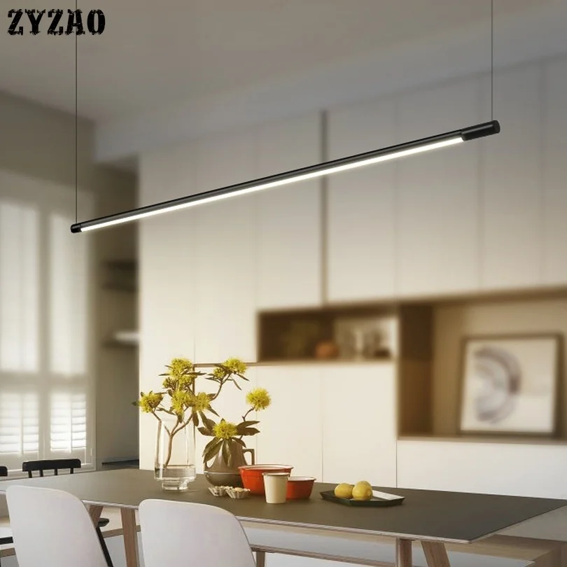 Nordic Simple Modern Long Strip Led Pendant Lights Dining Room Restaurant Table Bar Hanglamp Creative Art Decor Light Fixtures
Nordic Simple Modern Long Strip Led Pendant Lights Dining Room Restaurant Table Bar Hanglamp Creative Art Decor Light Fixtures