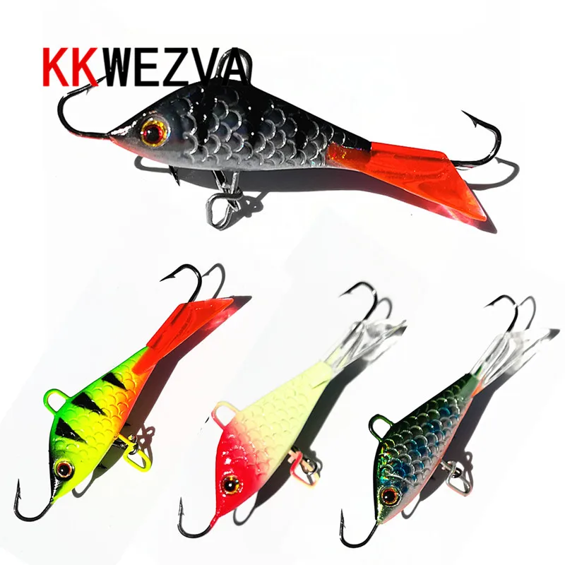 KKWEZVA 4pcs/lot 52mm 7.3g Jic for Fishing Lure winter Ice Fishing Hard Bait Minnow Pesca Tackle Isca Artificial Bait Crankbait
KKWEZVA 4pcs/lot 52mm 7.3g Jic for Fishing Lure winter Ice Fishing Hard Bait Minnow Pesca Tackle Isca Artificial Bait Crankbait