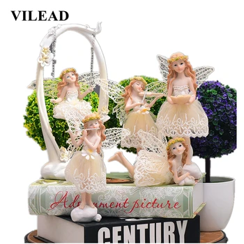 VILEAD 5 Style Resin Flower Fairy Figurines Creative European Pastoral Angel Girl Room Decorations Ornaments For Home Wedding
VILEAD 5 Style Resin Flower Fairy Figurines Creative European Pastoral Angel Girl Room Decorations Ornaments For Home Wedding