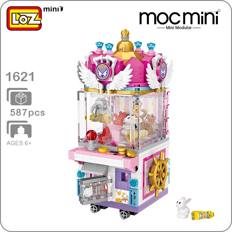 LOZ Amusement Park 1721 Clip Dolls Machine 3D Model 587pcs DIY Mini Blocks Bricks Diamond Assembly Nano Building Toy Gift
LOZ Amusement Park 1721 Clip Dolls Machine 3D Model 587pcs DIY Mini Blocks Bricks Diamond Assembly Nano Building Toy Gift