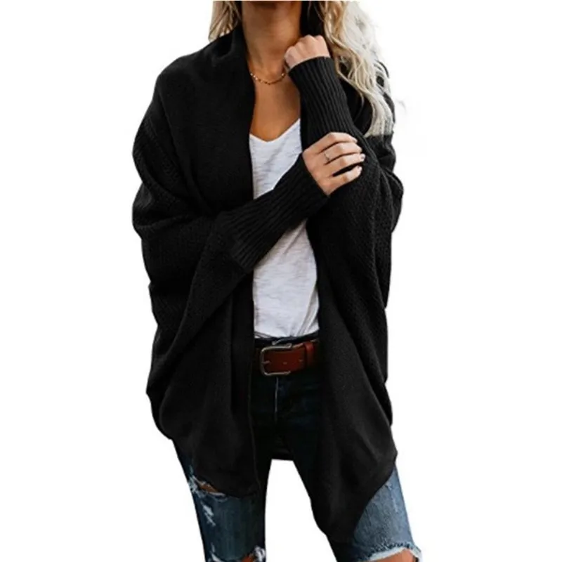2019 Autumn Winter Coat Women Batwing Long Sleeve V Neck Loose Casual Solid Warm Sweaters Knitwear Thick Sweater Woman
2019 Autumn Winter Coat Women Batwing Long Sleeve V Neck Loose Casual Solid Warm Sweaters Knitwear Thick Sweater Woman