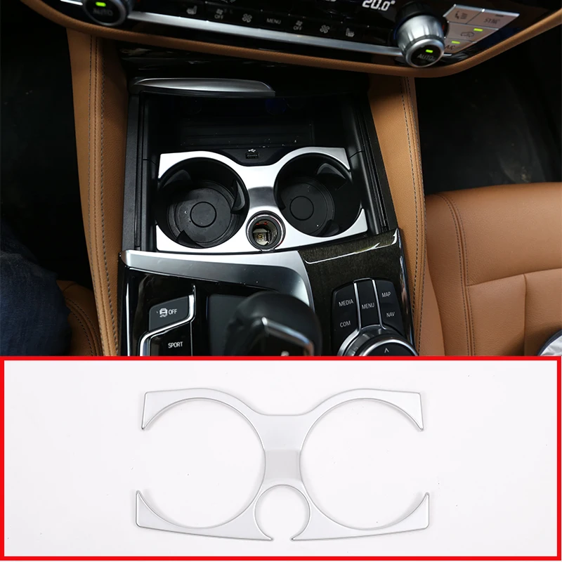 For BMW 5 Series G30 2017 2018 Car Accessories ABS Chrome Interior Moldings Center Cup Holder Cover Trim 1 Pcs
For BMW 5 Series G30 2017 2018 Car Accessories ABS Chrome Interior Moldings Center Cup Holder Cover Trim 1 Pcs