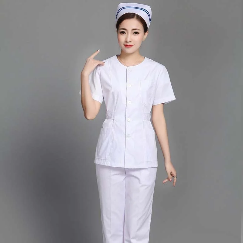 Women Slim Style Medical Uniforms (you Can Choose Adjustable Waist Shirt or A Pair of Elastic Waistline Pants or A Whole Set)
Women Slim Style Medical Uniforms (you Can Choose Adjustable Waist Shirt or A Pair of Elastic Waistline Pants or A Whole Set)
