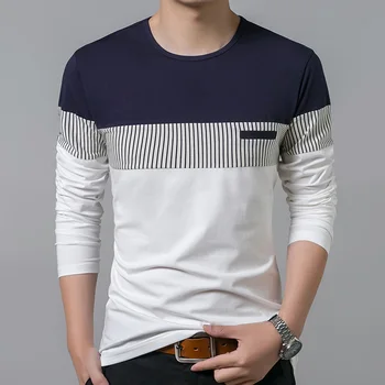 2020 Mercerized Cotton New Fashion Brand T Shirts Mens Clothing Slim Fit Streetwear Tops Trends Korean Long Sleeve T-Shirt Mens
2020 Mercerized Cotton New Fashion Brand T Shirts Mens Clothing Slim Fit Streetwear Tops Trends Korean Long Sleeve T-Shirt Mens