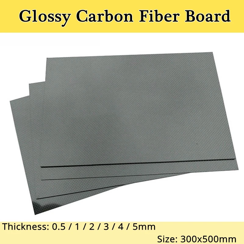 0.5-5MM 3K Glossy Surface Twill Carbon Plate Panel Sheets High Composite Hardness Material Anti-UV Carbon Fiber Board 300x500mm
0.5-5MM 3K Glossy Surface Twill Carbon Plate Panel Sheets High Composite Hardness Material Anti-UV Carbon Fiber Board 300x500mm