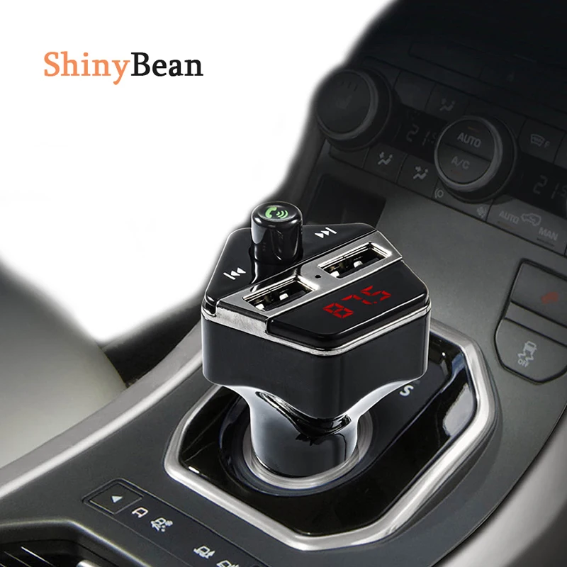 Transmitter FM Bluetooth Handsfree Car Kit Car MP3 Player Transmisor FM Modulator Dual USB Port 2.1A+1A Fast Charger Output
Transmitter FM Bluetooth Handsfree Car Kit Car MP3 Player Transmisor FM Modulator Dual USB Port 2.1A+1A Fast Charger Output
