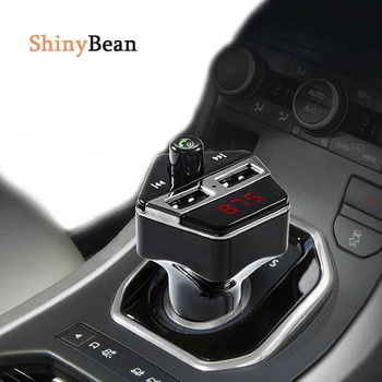 Transmitter FM Bluetooth Handsfree Car Kit Car MP3 Player Transmisor FM Modulator Dual USB Port 2.1A+1A Fast Charger Output
Transmitter FM Bluetooth Handsfree Car Kit Car MP3 Player Transmisor FM Modulator Dual USB Port 2.1A+1A Fast Charger Output