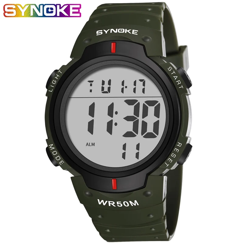SYNOKE Men Sports Watches Digital Waterproof Watch Men's Boy Male Clock LCD Digital Sport Wrist Watch Relogio Masculino For Gift
SYNOKE Men Sports Watches Digital Waterproof Watch Men's Boy Male Clock LCD Digital Sport Wrist Watch Relogio Masculino For Gift