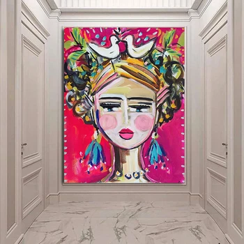 Canvas Painting Woman Print portrait impressionist modern abstract girl print on canvas wall pictures for living room
Canvas Painting Woman Print portrait impressionist modern abstract girl print on canvas wall pictures for living room