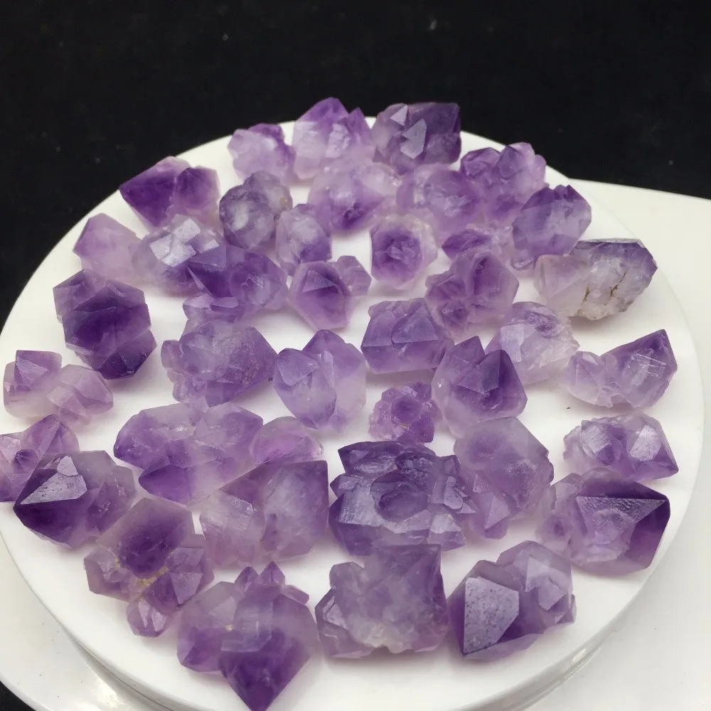 40pcs Natural Amethyst Clear Point Crystal Healing Stone Natural Spheres Quartz Crystal Point Products
40pcs Natural Amethyst Clear Point Crystal Healing Stone Natural Spheres Quartz Crystal Point Products