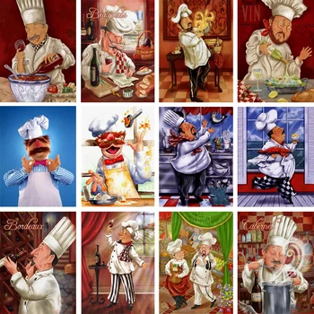 5d diy diamond painting cross stitch pattern diamond embroidery cartoon happy chef diamond mosaic Home kitchen decoration gifts
5d diy diamond painting cross stitch pattern diamond embroidery cartoon happy chef diamond mosaic Home kitchen decoration gifts