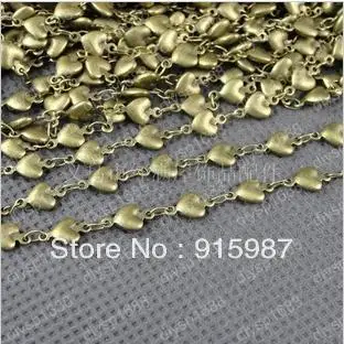 Sweet Bell Fashion Jewelry Findings,Accessories,charm,pendant,Copper Antique Bronze Chain width:heart 10*5mm 1 Meter
Sweet Bell Fashion Jewelry Findings,Accessories,charm,pendant,Copper Antique Bronze Chain width:heart 10*5mm 1 Meter