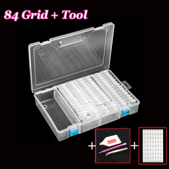 84/112 Grid Diamond Painting Cross Stitch Accessories Tool Box Container Diamond Storage Full Square 5D Embroidery Mosaic
84/112 Grid Diamond Painting Cross Stitch Accessories Tool Box Container Diamond Storage Full Square 5D Embroidery Mosaic