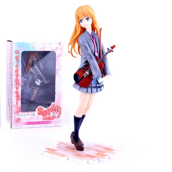 Hot 20cm Action figure Your Lie In April Miyazono Kaori Cartoon Doll Toy Box-packed Japanese Figurine World PVC Anime WX063
Hot 20cm Action figure Your Lie In April Miyazono Kaori Cartoon Doll Toy Box-packed Japanese Figurine World PVC Anime WX063