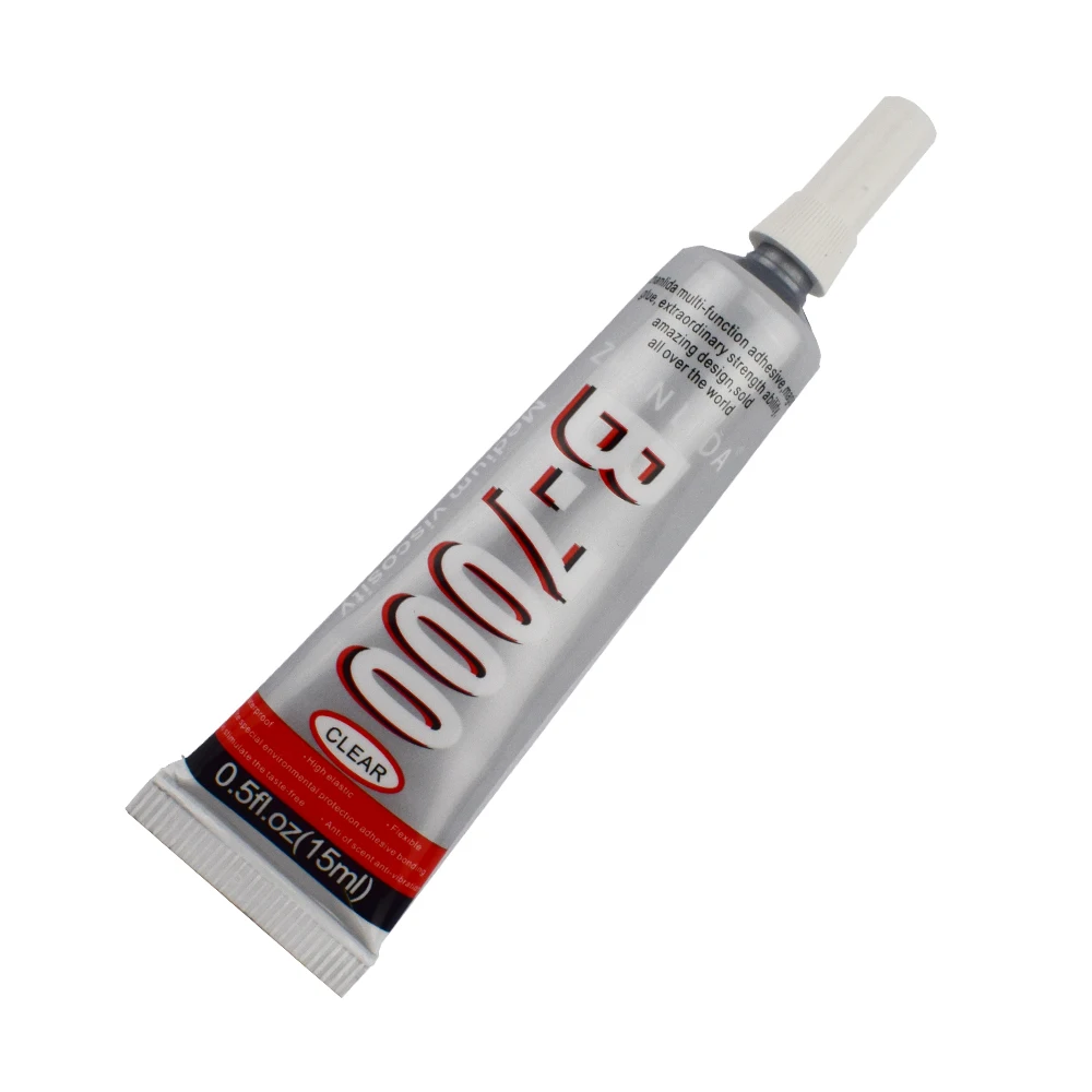 B7000 Glue 15ml Industrial Strength Super Adhesive Clear Liquid B-7000 Glue DIY Phone Case Crafts Pearls Jewelry Rhinestones
B7000 Glue 15ml Industrial Strength Super Adhesive Clear Liquid B-7000 Glue DIY Phone Case Crafts Pearls Jewelry Rhinestones