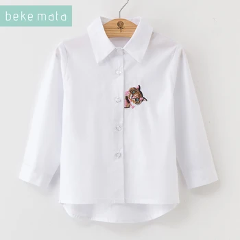 White School Blouses For Girls 2020 Spring Cartoon Owl Embroidery Kids Girl Shirts Tops Long Sleeve Children's Blouse 3-11Y
White School Blouses For Girls 2020 Spring Cartoon Owl Embroidery Kids Girl Shirts Tops Long Sleeve Children's Blouse 3-11Y