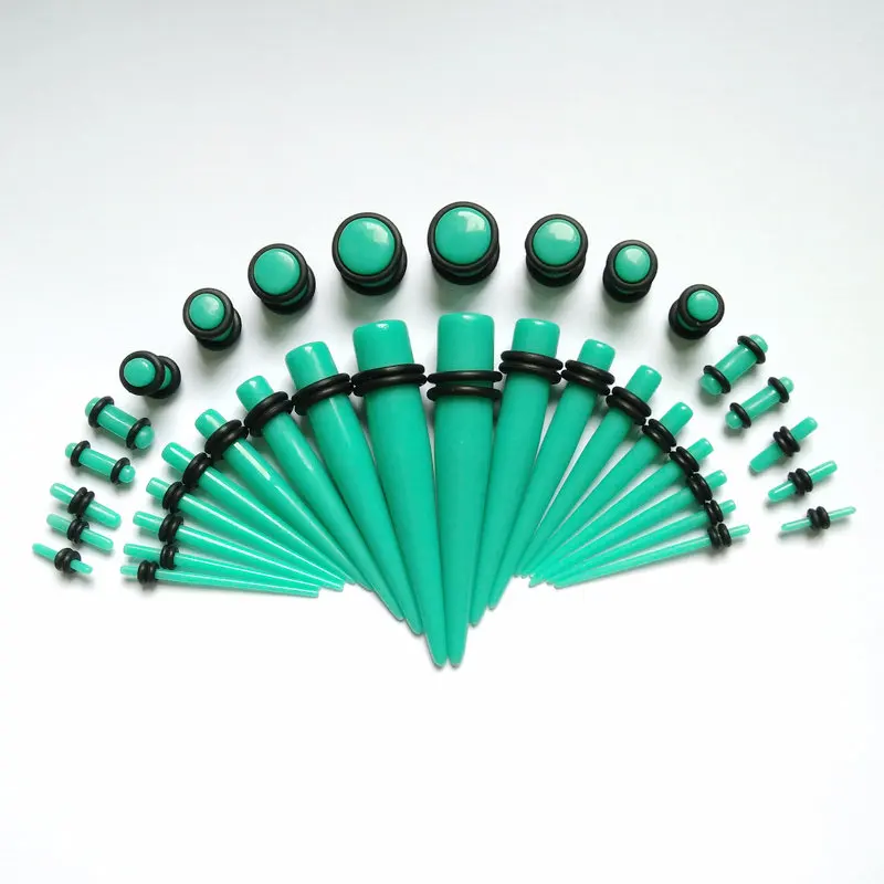 Ear Taper and Plug Stretcher Piercing Jewelry Expander Body Gauge Kit 10 solid colors new 36pcs/set pack lot 14g-00g 9size
Ear Taper and Plug Stretcher Piercing Jewelry Expander Body Gauge Kit 10 solid colors new 36pcs/set pack lot 14g-00g 9size