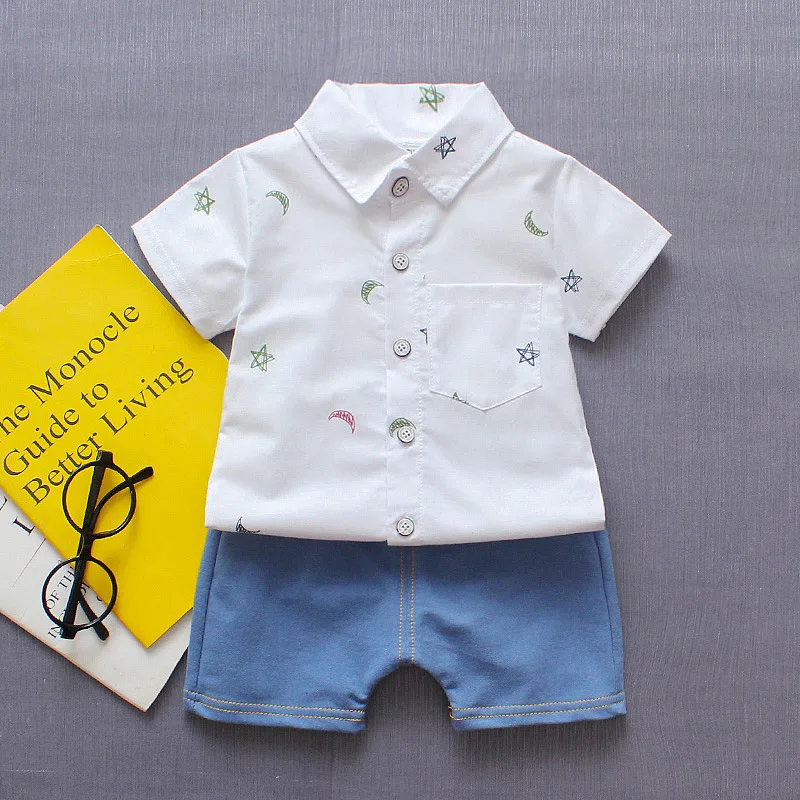 Newborn baby summer clothing sets toddler fashion cotton wedding shirt+short pants 2pcs tracksuits for bebe boys infant clothes
Newborn baby summer clothing sets toddler fashion cotton wedding shirt+short pants 2pcs tracksuits for bebe boys infant clothes