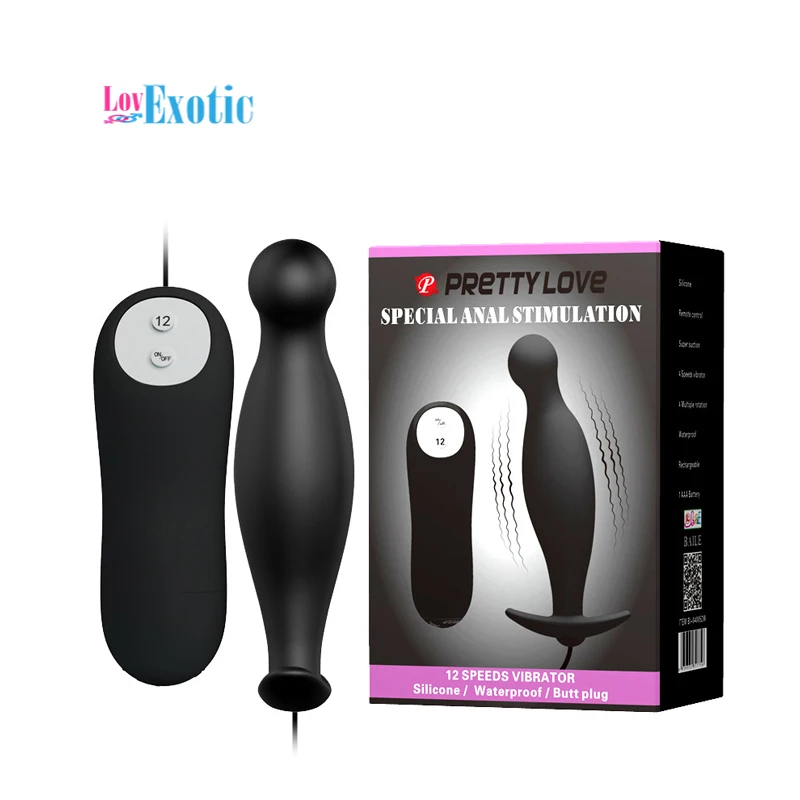 Анальный стимулятор Pretty Love Special Anal Stimulation, черный BI-040036N - Pretty Love - Анальные пробки для ношения - Купить