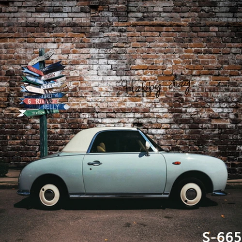 10x10FT винтажный Виниловый фон для студийной фотосъемки с изображением кирпичей