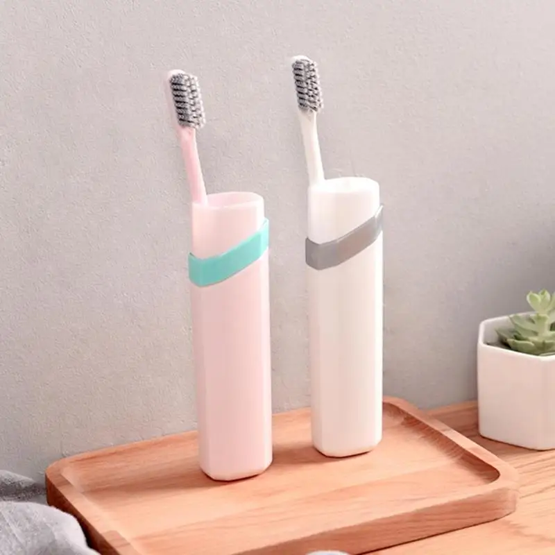 Travel PBT tooth brush kit Portable Travel Toothbrush Case Plastic Toilet Holder Toothpaste Cover Outdoor Hiking Supplies 
Travel PBT tooth brush kit Portable Travel Toothbrush Case Plastic Toilet Holder Toothpaste Cover Outdoor Hiking Supplies