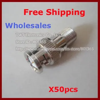 F-type female to BNC male coax cable TV adaptor BNC MALE to F FEMALE (satellite/cable) Adaptor, 50Pcs,Free shipping
F-type female to BNC male coax cable TV adaptor BNC MALE to F FEMALE (satellite/cable) Adaptor, 50Pcs,Free shipping