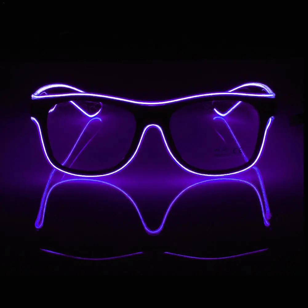 Luminous LED Glasses EL Wire Fashion Neon Dancing Party Bar Meeting Glow Rave For Costume Party Supplies Atmosphere Props
Luminous LED Glasses EL Wire Fashion Neon Dancing Party Bar Meeting Glow Rave For Costume Party Supplies Atmosphere Props