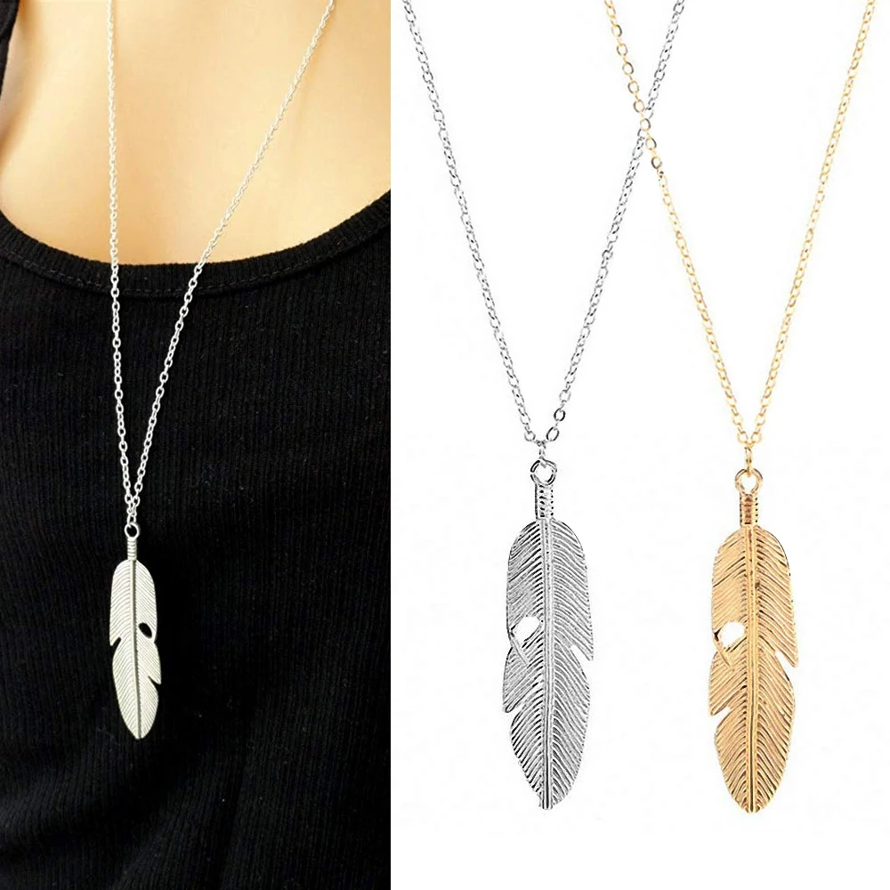 Minimalist Pendant Necklace Feather Necklace Long Sweater Chain Statement Jewelry Choker Necklace for Women Vintage Leaf Chocker
Minimalist Pendant Necklace Feather Necklace Long Sweater Chain Statement Jewelry Choker Necklace for Women Vintage Leaf Chocker