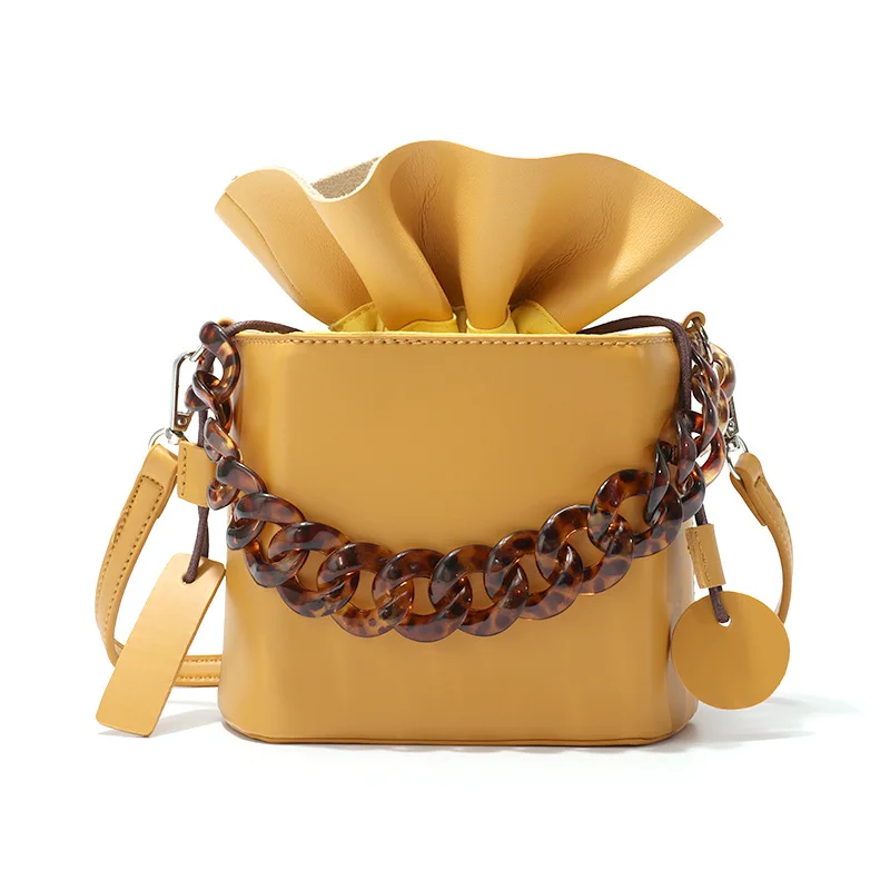 Brand Acrylic Chain Bucket Bags Women Handbags Fashion Pu Draw Women's Bag Casual Shoulder Messenger Bag Cross Body Bags Clutch
Brand Acrylic Chain Bucket Bags Women Handbags Fashion Pu Draw Women's Bag Casual Shoulder Messenger Bag Cross Body Bags Clutch