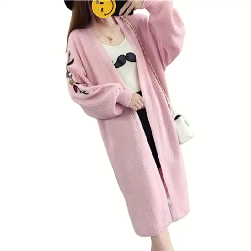 New 2017 autumn winter large size knit loose sweaters coat Thickening warm knitting cardigans sweater Lantern sleeve outwear
New 2017 autumn winter large size knit loose sweaters coat Thickening warm knitting cardigans sweater Lantern sleeve outwear