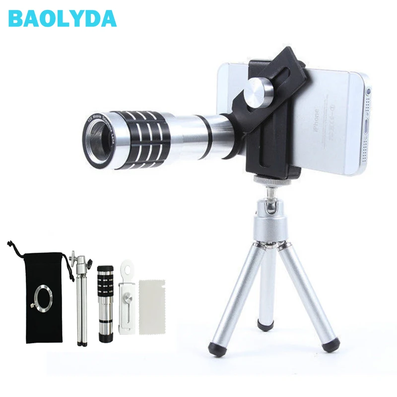 Baolyda 7IN1 Mobile Phone Lenses 12X 18X Telescope Camera Zoom Celular Optical telephoto Lens for iPhone Huawei With Tripod
Baolyda 7IN1 Mobile Phone Lenses 12X 18X Telescope Camera Zoom Celular Optical telephoto Lens for iPhone Huawei With Tripod