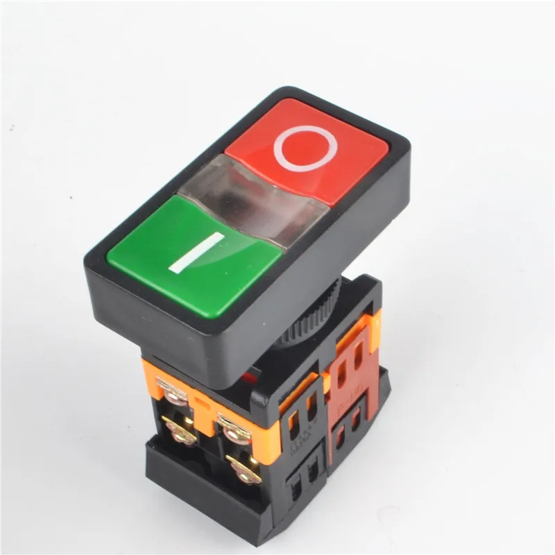 AS-22N 25N Start-stop Double Pushbuttons Switch With LED Lamp(Mounting hole 22mm 25mm)(DC 6/12/24/36/48 V AC110/220/380V)
AS-22N 25N Start-stop Double Pushbuttons Switch With LED Lamp(Mounting hole 22mm 25mm)(DC 6/12/24/36/48 V AC110/220/380V)
