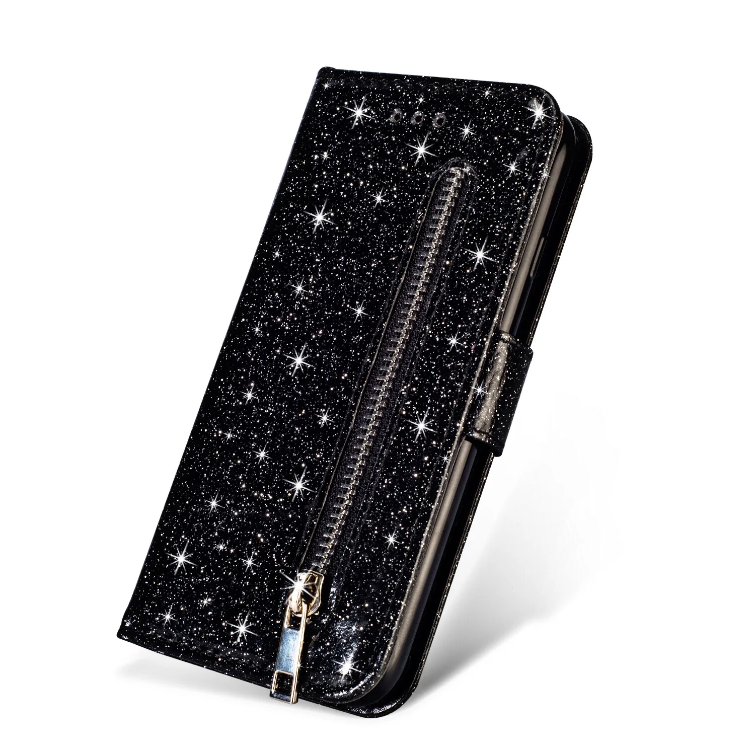 Luxury Glitter Zipper Leather Case For iPhone 11 Pro Max XS Max XR X Wallet Card Flip Cover Phone Case For iPhone 7 8 Plus 6 6s
Luxury Glitter Zipper Leather Case For iPhone 11 Pro Max XS Max XR X Wallet Card Flip Cover Phone Case For iPhone 7 8 Plus 6 6s